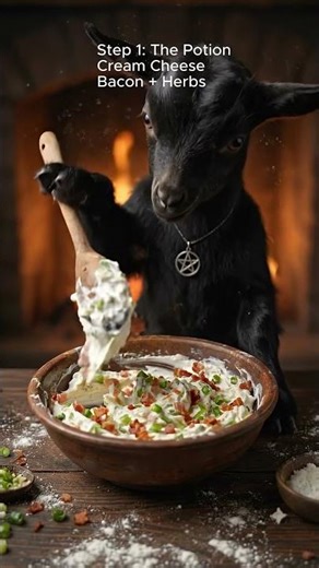 POV: My Goat Made Spicy Mummy Peppers! 🐐🌶💀 #shorts