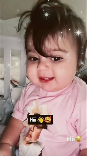 ADORABLE Baby Says HI!