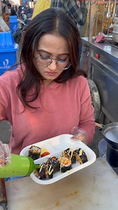 46M views · 437K reactions | Beautiful lady making sushi in Lucknow | Chaska Food Ka | Facebook