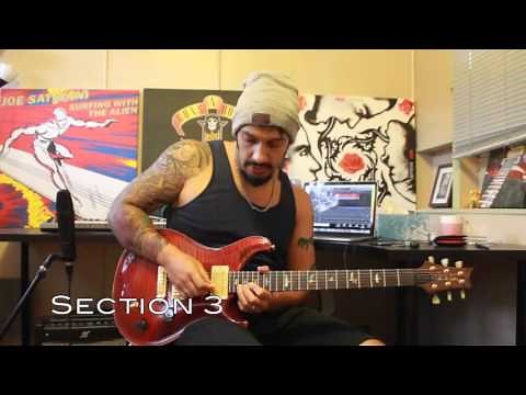 How to play ‘Them Bones’ by Alice In Chains Guitar Solo Lesson w/tabs