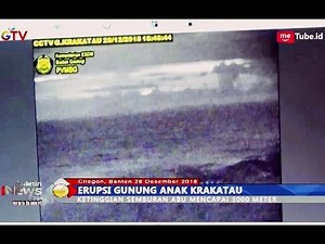 Ketinggian Semburan Abu Anak Krakatau Mencapai 3 Km - BIP 29/12