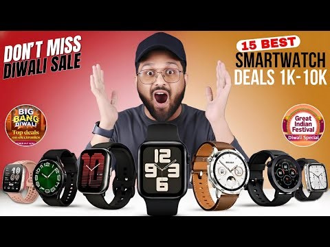 Don’t Miss These Best Smartwatch Under 1500, 2000, 3000, 5000, 10K On Flipkart/Amazon Diwali Sale