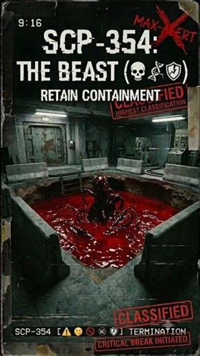 SCP-354: What Lives In The Red Pool?