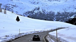 Driving to Chamonix