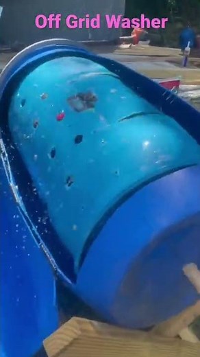 DIY off grid washing machine!