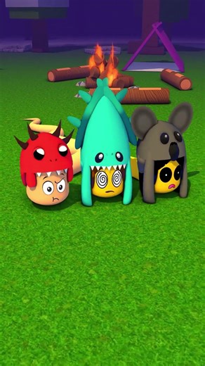 99 NIGHTS IN THE FOREST FAT and DIET Challenge with DINO KID vs KOALA KID vs KRAKEN KID