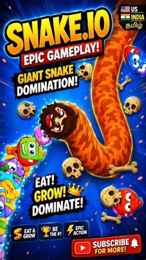 🔥 Crazy Snake.io Challenge | Giant Snake Gameplay #shorts 2026