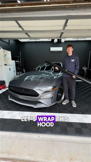 Wrapping A Mustang Hood - In Detail 👀