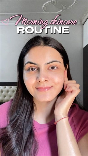 5-Min Morning Routine for Clear & Glowy Skin✨#shorts #youtubeshorts