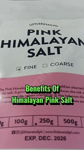 5.4K views · 71 reactions | Health Benefits of Pink Himalayan Salt #himalayansalt #pinkhimalayansalt | Kots Marvin | Facebook