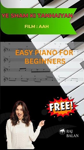 Learn to Play Famous BOLLYWOOD SONGS on Piano with FREE Sheet Music