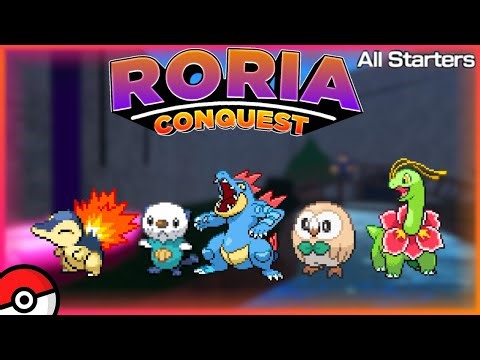 How To Get FREE STARTERS In Roria Conquest! (Locations) | Pokémon Brick Bronze