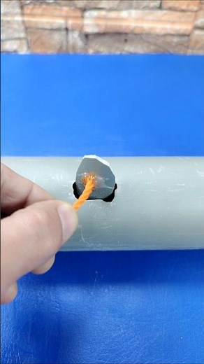 Smart technology for repairing plastic and bonding broken PVC pipes #diy #tools