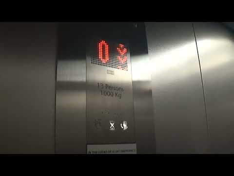 Kone EcoDisc Elevator At The Portadown Train Station