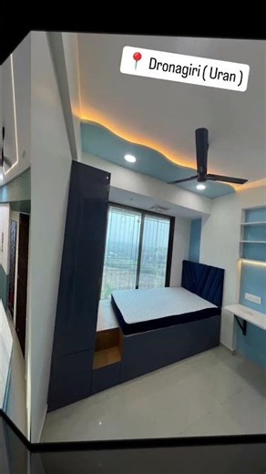 2BHK Interior work 📍 Dronagiri ( Uran ) maharashtra #interiordesign #mumbai #furniture #interiorwork
