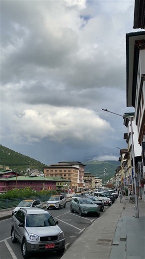 Thimphu City Afternoon view, Bhutan 🇧🇹 #travel