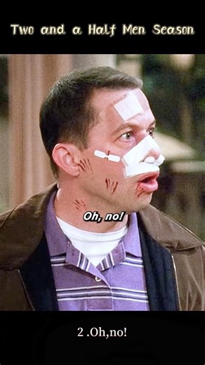 Two and a Half Men | "Did she cry?" | Charlie's Iconic Post-Breakup Line