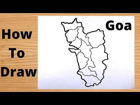 Drawing Goa Map | State of India