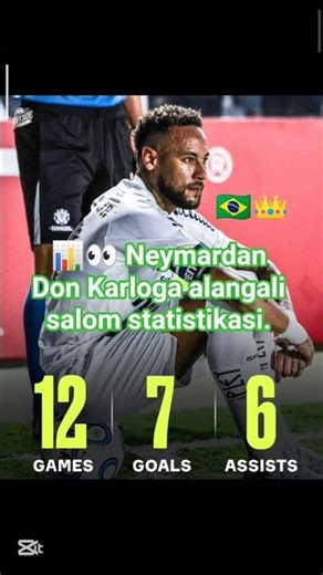 📊👀 Neymardan Don Karloga alangali salom statistikasi.✅DLS_MARIBJONOV 📨 #football#dls_mv#fifa #neymar