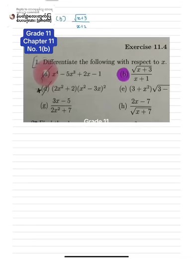 Grade 11 Mathematics Chapter 11 Solutions