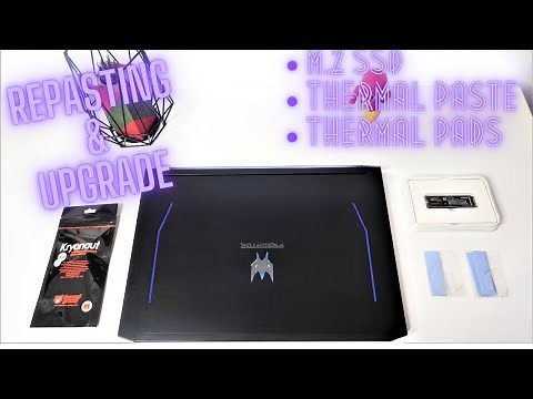 ACER PREDATOR HELIOS 300 2019 UPGRADE | REPASTING | CLEANING GUIDE & BENCHMARK