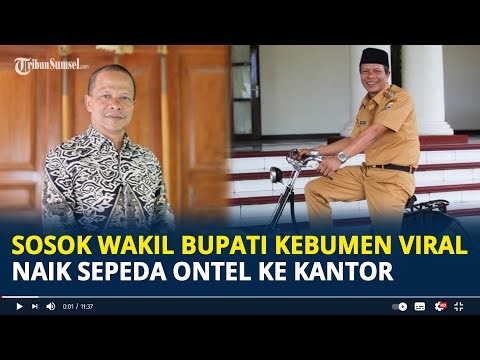 Sosok Zaeni Miftah, Wakil Bupati Kebumen Viral Naik Sepeda Ontel ke Kantor, Punya Harta Miliyaran