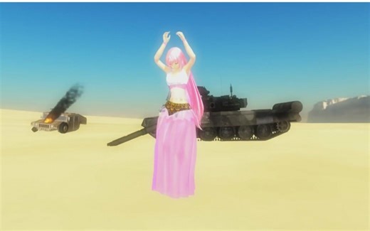 [MMD] Belly Dance - Luka Pink Dress BD