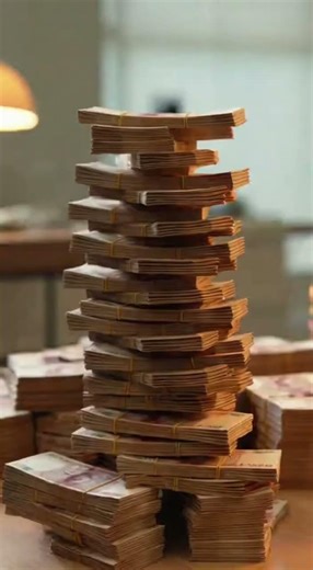 Close-up realistic documentary style: Professional money counter in navy blue (#0A1E3C) OneEx unifo"