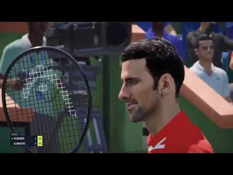 TIEBREAK - Roger Federer Vs Novak Djokovic I 3 Set Match!!