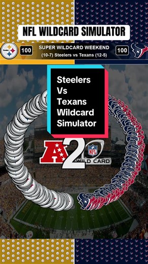 🏈 NFL PLAYOFFS WILDCARD SIMULATOR Steelers vs Texans 👷‍♂️vs 🐂 Pittsburgh vs Houston 100 vs 100 💯 Will Aaron Rodgers win another playoffs game? #steelers #texans #pittsburgh #houston #nflplayoffs