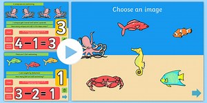 Under the Sea Themed Subtraction PowerPoint