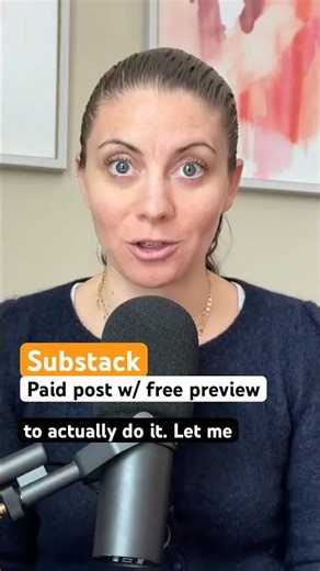 How to publish a paid Substack post with a free preview