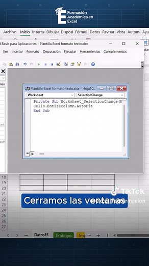 Ajustar tamaño de celdas automáticamente en Excel