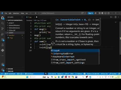 Python Function Without Argument & Without Return Value | Practical Example|Function#3