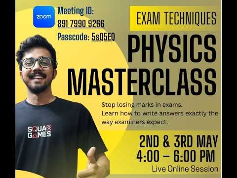 PHYSICS MASTER - CLASS (Mistakes you should not do!)