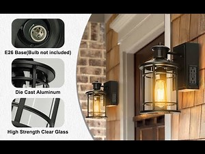 You Won’t Believe How Easy It Is to Upgrade Your Porch Light! GFCI Outlet Dusk-to-Dawn Motion Sensor