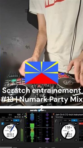 Scratch entrainement #13 | Numark Party Mix 2 974 #scratch #scratchdj #974 #numarkdj