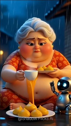 “Funny Fat Grandma Robot Comedy | 3D Cartoon Animation Shorts”