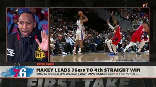 "By the end of next season, I believe there's a legitimate argument that we will be saying that the Philadelphia 76ers have the best back court in the entire National Basketball Association." Stephen A. Smith shares his thoughts on the Philadelphia 76ers after starting the season 4-0 ✍️ | ESPN First Take