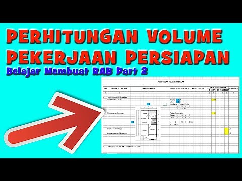 Perhitungan Volume Pekerjaan Persiapan Belajar Membuat RAB Part 2