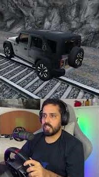 Thar Cave Escape Before the Train Hits 😱 #shortsfeed #viralshorts #ets2