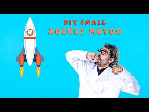 Learn How To Make A Small Sugar Rocket Motor With PVC!