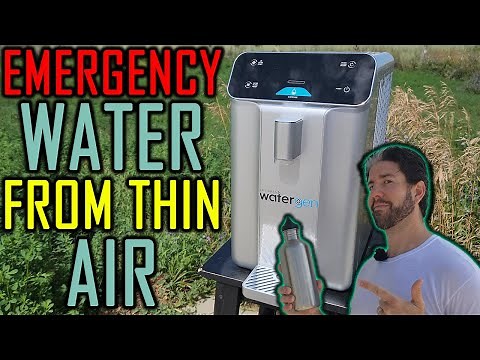 Emergency Water Source Almost Anywhere (Even in an Apartment): Solaris Atmospheric Water Generator
