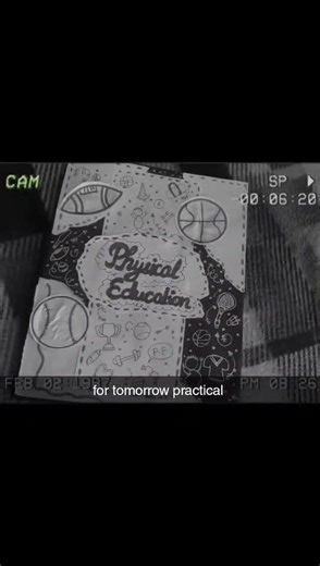 physical education project file 👀🧿🧿🌸#viralshorts #interiordesign #crafts