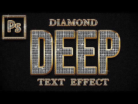 DIAMOND TEXT EFFECT | PHOTOSHOP EFFECT | PHOTOSHOP TUTORIAL