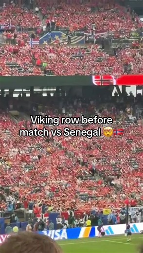 Norway fans' Viking row before Norway vs Senegal