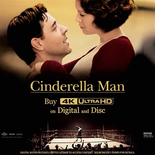 Universal Pictures at Home | From broken dreams to boxing glory. 💥 Experience Cinderella Man in stunning 4K for the first time. Available now on Digital & Disc. Link... | Instagram