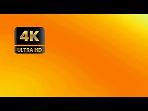 Warm Yellow and Orange Gradient Animation in 4K