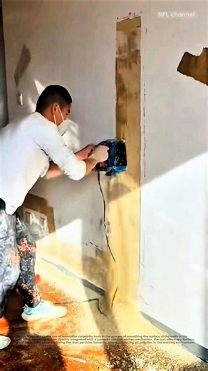 How to quickly remove paint on the wall#shorts #satisfying #construction #working