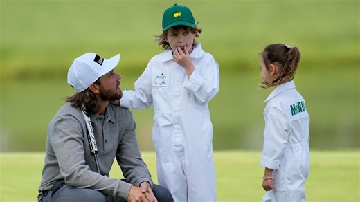 Tommy Fleetwood’s son Frankie draws Masters focus with bid to reach ninth green
